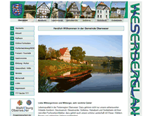 Tablet Screenshot of oberweser.de